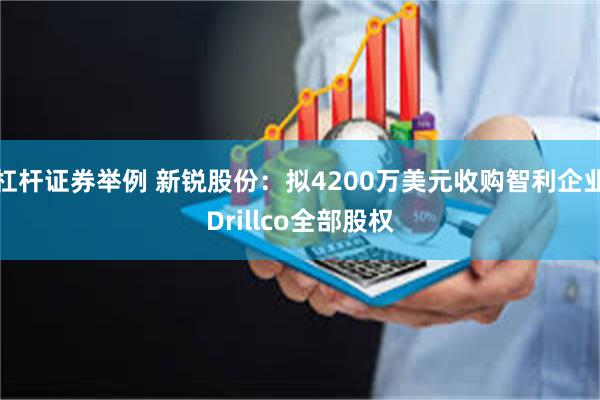 杠杆证券举例 新锐股份：拟4200万美元收购智利企业Drillco全部股权