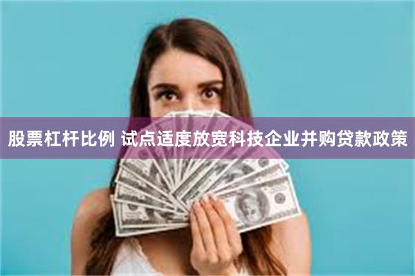 股票杠杆比例 试点适度放宽科技企业并购贷款政策